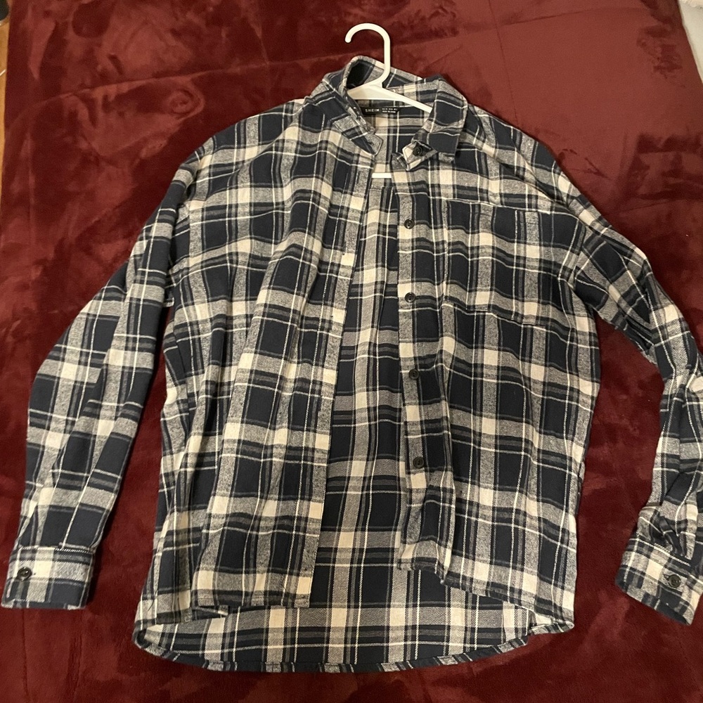 Black, Grey, and White flannel